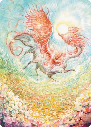 Eirdu, Carrier of Dawn Art Card (Gold-Stamped Signature) |  (030) [Art Series: Lorwyn Eclipsed]