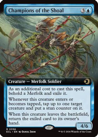 Champions of the Shoal (Extended Art) |  (356) [Lorwyn Eclipsed]