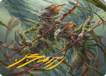 Champions of the Shoal Art Card (Gold-Stamped Signature) |  (006) [Art Series: Lorwyn Eclipsed]