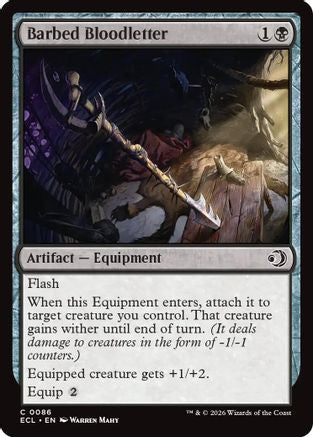 Barbed Bloodletter |  Foil (086) [Lorwyn Eclipsed]