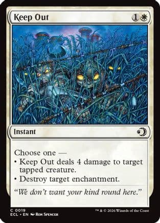 Keep Out |  Foil (019) [Lorwyn Eclipsed]