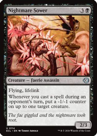 Nightmare Sower |  Foil (114) [Lorwyn Eclipsed]