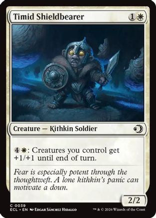 Timid Shieldbearer |  Foil (039) [Lorwyn Eclipsed]