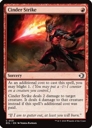 Cinder Strike |  (131) [Lorwyn Eclipsed]