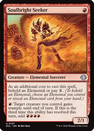 Soulbright Seeker |  Foil (157) [Lorwyn Eclipsed]