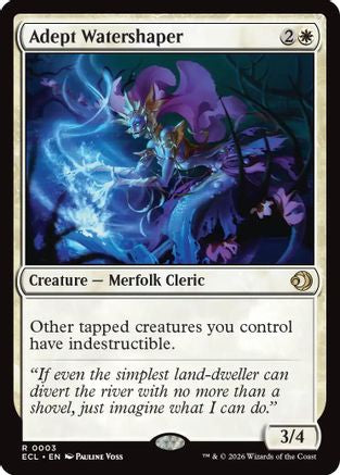 Adept Watershaper |  Foil (003) [Lorwyn Eclipsed]