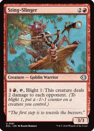Sting-Slinger |  Foil (161) [Lorwyn Eclipsed]