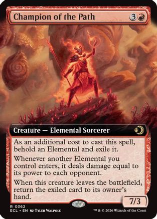 Champion of the Path (Extended Art) |  (362) [Lorwyn Eclipsed]