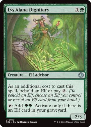 Lys Alana Dignitary |  Foil (180) [Lorwyn Eclipsed]