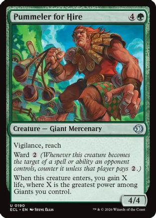 Pummeler for Hire |  Foil (190) [Lorwyn Eclipsed]