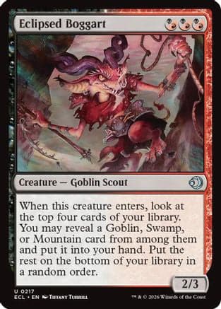 Eclipsed Boggart |  (217) [Lorwyn Eclipsed]