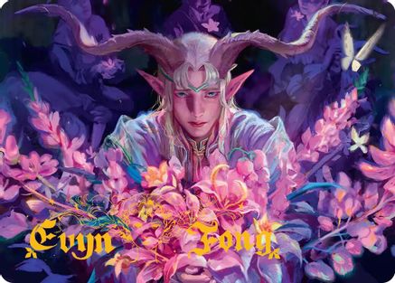 Dawnhand Eulogist Art Card (Gold-Stamped Signature) |  (014) [Art Series: Lorwyn Eclipsed]