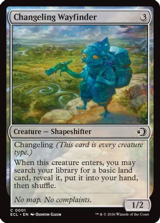 Changeling Wayfinder |  Foil (001) [Lorwyn Eclipsed]