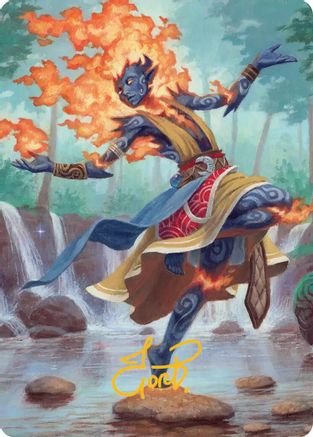 Ashling, Rekindled Art Card (16/54) (Gold-Stamped Signature) |  (016) [Art Series: Lorwyn Eclipsed]