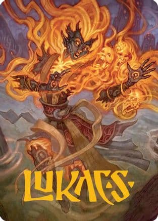 Ashling, Rekindled Art Card (33/54) (Gold-Stamped Signature) |  (033) [Art Series: Lorwyn Eclipsed]