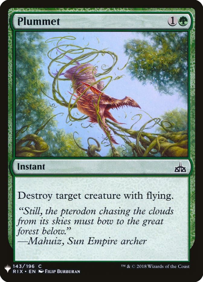 Plummet |  (RIX-143) [The List]