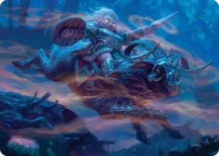 Bristlebane Outrider Art Card |  (018) [Art Series: Lorwyn Eclipsed]