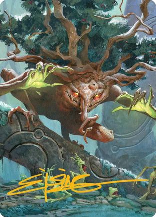Ferrafor, Young Yew Art Card (Gold-Stamped Signature) |  (047) [Art Series: Lorwyn Eclipsed]