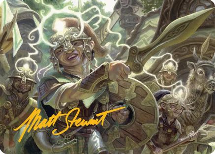 Thoughtweft Lieutenant Art Card (Gold-Stamped Signature) |  (026) [Art Series: Lorwyn Eclipsed]