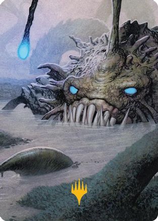 Deceit Art Card (Gold-Stamped Planeswalker Symbol) |  (035) [Art Series: Lorwyn Eclipsed]