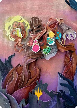 Painter's Servant Art Card (Gold-Stamped Planeswalker Symbol) |  (053) [Art Series: Lorwyn Eclipsed]