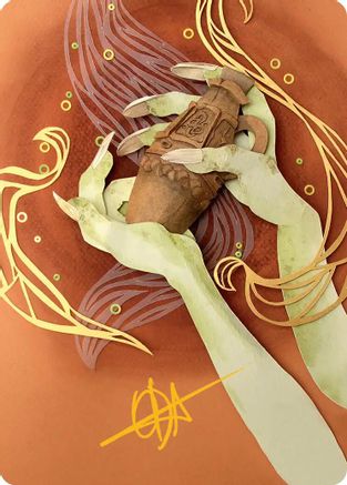 Thousand-Year Elixir Art Card (Gold-Stamped Signature) |  (054) [Art Series: Lorwyn Eclipsed]