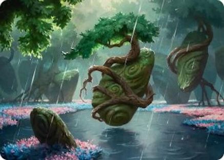 Rain-Slicked Copse Art Card |  (049) [Art Series: Lorwyn Eclipsed]