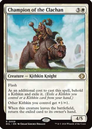 Champion of the Clachan |  Foil (009) [Lorwyn Eclipsed]