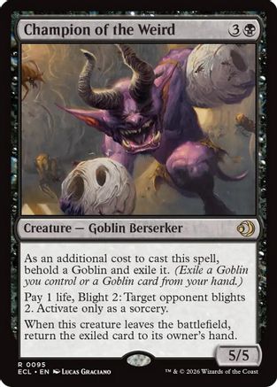 Champion of the Weird |  Foil (095) [Lorwyn Eclipsed]