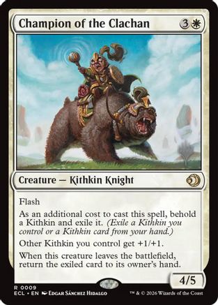 Champion of the Clachan |  (009) [Promo Pack: Lorwyn Eclipsed]