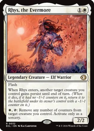 Rhys, the Evermore |  Foil (032) [Promo Pack: Lorwyn Eclipsed]