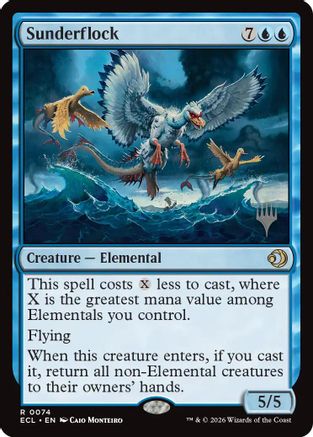 Sunderflock |  (074) [Promo Pack: Lorwyn Eclipsed]