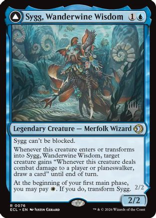 Sygg, Wanderwine Wisdom |  Foil (076) [Promo Pack: Lorwyn Eclipsed]