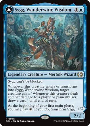 Sygg, Wanderwine Wisdom |  Foil (076) [Promo Pack: Lorwyn Eclipsed]