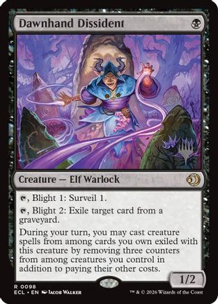 Dawnhand Dissident |  (098) [Promo Pack: Lorwyn Eclipsed]