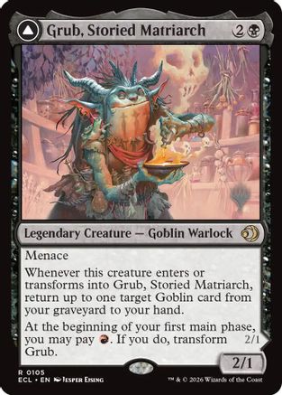 Grub, Storied Matriarch |  (105) [Promo Pack: Lorwyn Eclipsed]