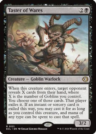 Taster of Wares |  Foil (121) [Promo Pack: Lorwyn Eclipsed]