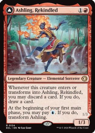 Ashling, Rekindled |  Foil (124) [Promo Pack: Lorwyn Eclipsed]
