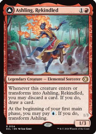 Ashling, Rekindled |  Foil (124) [Promo Pack: Lorwyn Eclipsed]