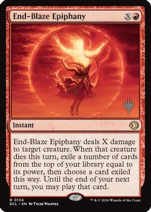 End-Blaze Epiphany |  Foil (134) [Promo Pack: Lorwyn Eclipsed]