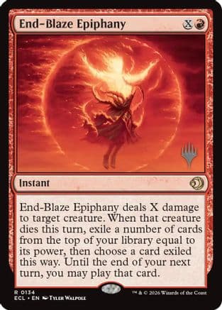 End-Blaze Epiphany |  Foil (134) [Promo Pack: Lorwyn Eclipsed]