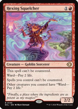 Hexing Squelcher |  Foil (145) [Promo Pack: Lorwyn Eclipsed]