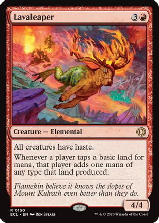 Lavaleaper |  Foil (150) [Promo Pack: Lorwyn Eclipsed]