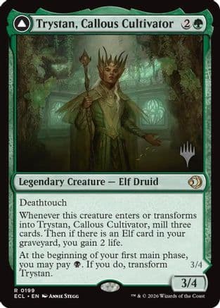 Trystan, Callous Cultivator |  Foil (199) [Promo Pack: Lorwyn Eclipsed]