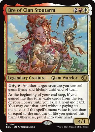 Bre of Clan Stoutarm |  Foil (207) [Promo Pack: Lorwyn Eclipsed]