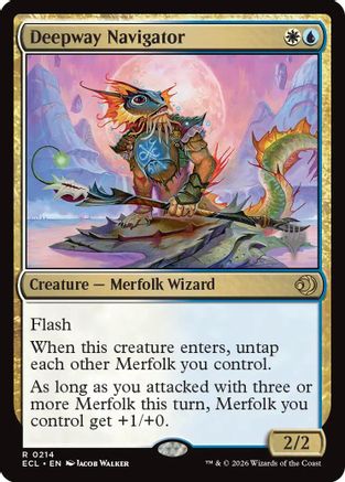 Deepway Navigator |  Foil (214) [Promo Pack: Lorwyn Eclipsed]