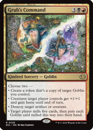 Grub's Command |  (228) [Promo Pack: Lorwyn Eclipsed]