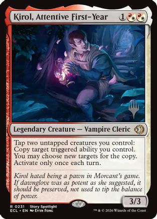 Kirol, Attentive First-Year |  (231) [Promo Pack: Lorwyn Eclipsed]
