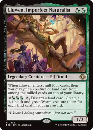 Lluwen, Imperfect Naturalist |  (232) [Promo Pack: Lorwyn Eclipsed]