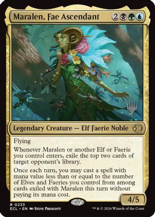 Maralen, Fae Ascendant |  Foil (233) [Promo Pack: Lorwyn Eclipsed]